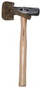 Peavey - 3lbMini Maul With Truper 16" Hardwood Handle & Leather Guard