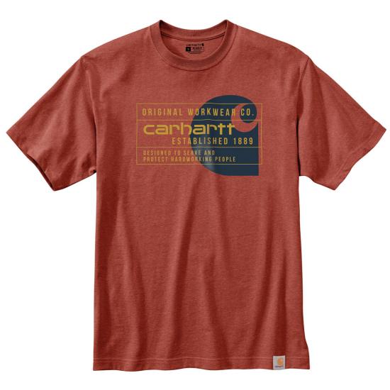 Carhartt Relaxed Fit Heavyweight Short-Sleeve Workwear T-Shirt (#104610)