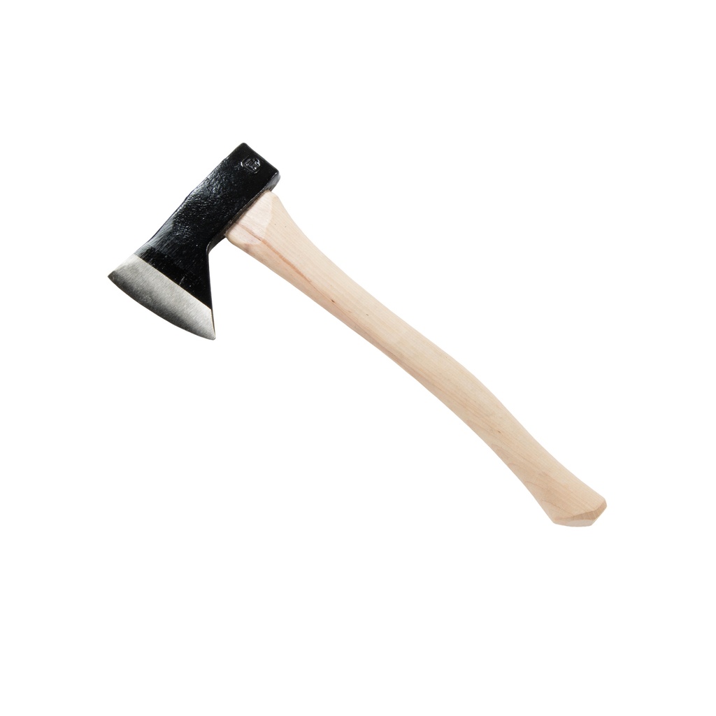 Council Tool - 2lbs Hudson Bay Kindling Axe w/18" Curved Hickory Handle: Hardened Poll