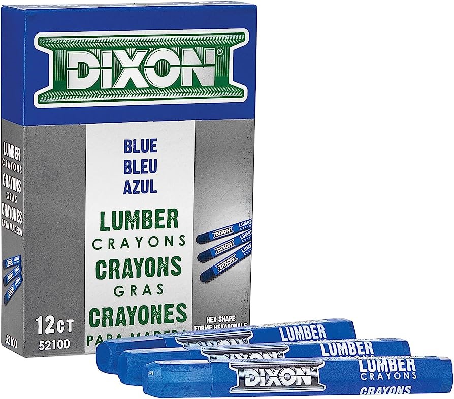Dixon Blue Lumber Marking Crayon