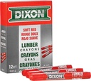 [52000] Dixon Lumber Marking Crayon | Red [52000]
