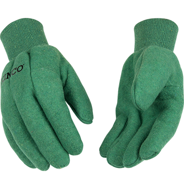 Kinco - 18oz Green Cotton Chore Glove [818]