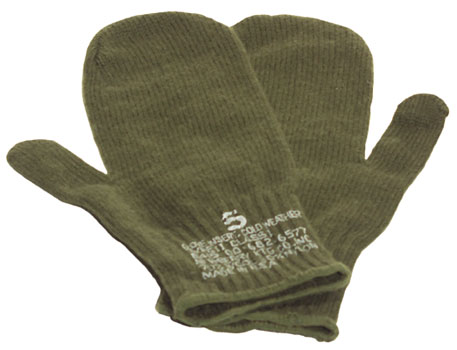 Newberry Knit Mitt Liner Green (#mn)