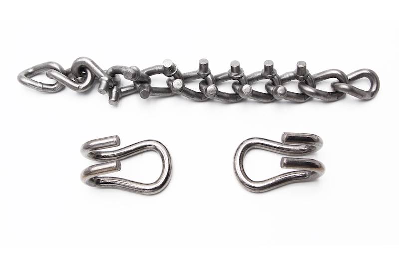 Trygg - Cross Chain | 8mm (5/16", 11 Link, 3/8" Hooks)