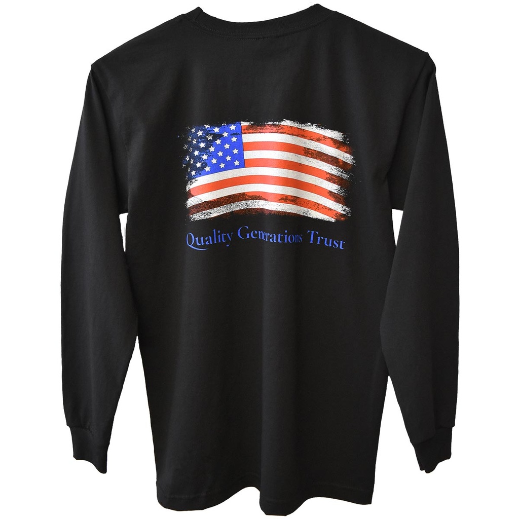 Labonville Unisex Long Sleeve Flag T-shirt [LABLBF]