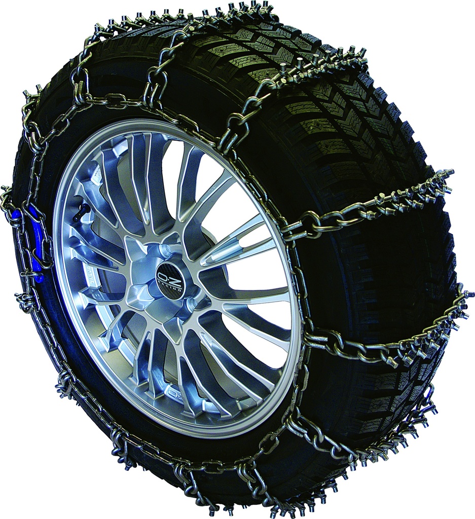 Trygg - Pickup Truck Chain  [1/4", 12 Link, 13 Crossers] Sold as a pair (Height = 25" - 29")(Width = 7" - 9")