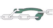 [Discontinued] Outside End Fastener For 3/8" Tractor Chain