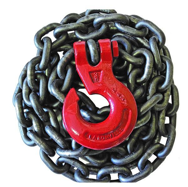 3/8" Grade 100 Choker Chain with L175I Import Choker Hook