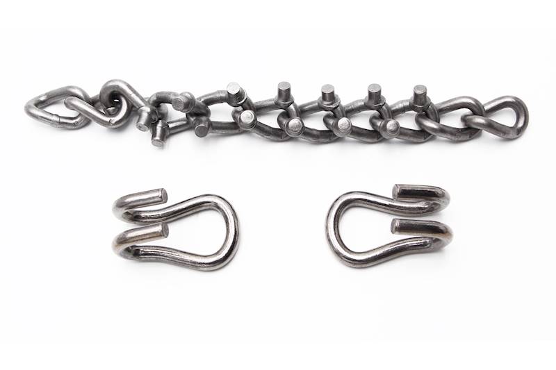 Trygg - Cross Chain | 6mm (1/4", 10 Link, 9/32" Hooks)