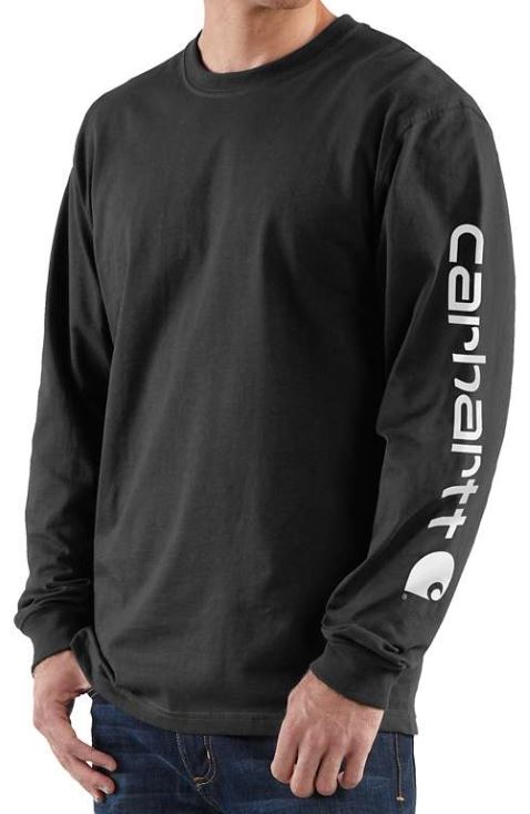 Carhartt Long Sleeve Graphic Logo T-shirt (#k231) | Labonville Inc.