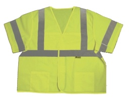 Work Ready - Class 3 Lime Green Safety Vest [C3ANSI]