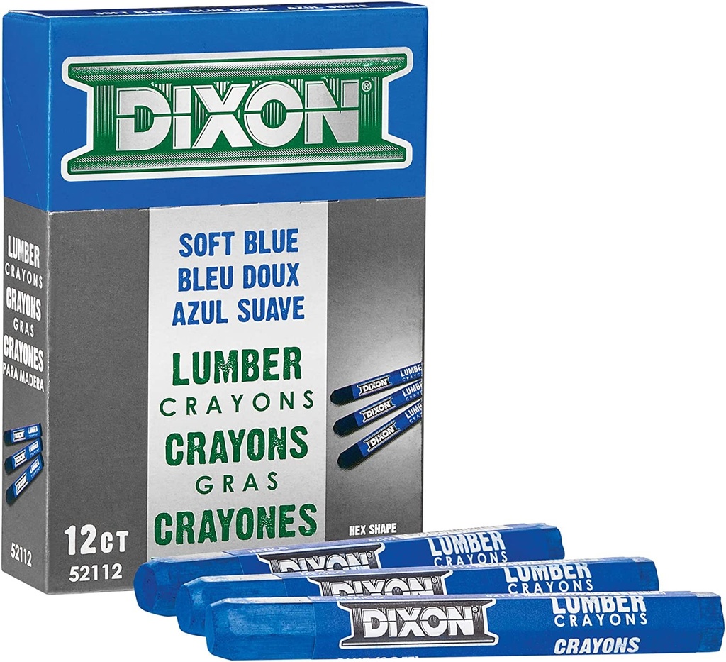 Dixon Soft Lumber Marking Crayon Blue [52112] Labonville Inc.