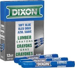 [52112] Dixon Soft Blue Lumber Marking Crayon