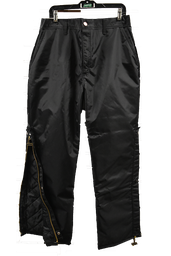 Labonville Pant Lined Black Nylon W/zippers (#wn400z)