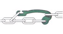 [NTG14] Trygg - Outside End Fastener For 1/4" & 9/32" Truck Chain