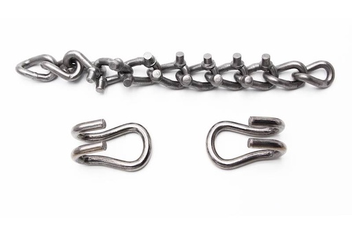 [307083] Trygg - Cross Chain | 8mm (5/16", 11 Link, 3/8" Hooks)