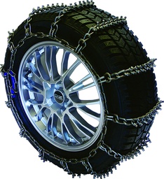 [460010] Trygg - Pickup Truck Chain  [1/4", 12 Link, 13 Crossers] Sold as a pair (Height = 25" - 29")(Width = 7" - 9")