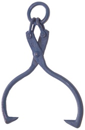 [40225] DIXIE - Log Skidding Tongs with Ring | 1&quot;x25&quot;